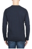 SBU 03598_2021AW T-shirt manches longues classique en jersey de coton bleu 05