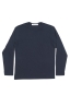 SBU 03598_2021AW T-shirt manches longues classique en jersey de coton bleu 06
