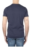 SBU 03603_2021AW Camiseta clásica de punto de algodón azul marin 05