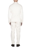 SBU 03606_2021AW Chaqueta y pantalón de traje deportivo de algodón blanco 03