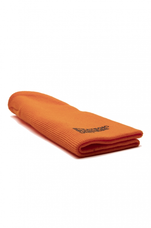SBU 03623_2021AW Double layer orange knit beanie 01