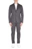 SBU 03708_2022SS Grey cotton sport suit blazer and trouser 01