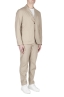 SBU 03710_2022SS Beige cotton sport suit blazer and trouser 02