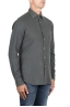 SBU 03738_2022SS Camicia in twill di cotone verde 02