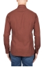 SBU 03739_2022SS Camicia in twill di cotone marrone 05