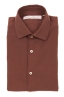 SBU 03739_2022SS Camisa de sarga de algodón marrón 06