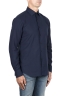 SBU 03747_2022SS Camicia in twill di cotone blu marina 02
