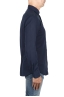 SBU 03747_2022SS Camicia in twill di cotone blu marina 03