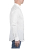 SBU 03756_2022SS Camicia classica in lino bianca 03
