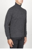 SBU 00952 Classic turtleneck sweater in grey cashmere 02