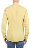 SBU 03758_2022SS Camicia classica in lino gialla 05