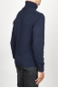 SBU 00953 Classic turtleneck sweater in blue cashmere 03