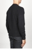 SBU 00954 Classic crew neck sweater in black cashmere blend 03