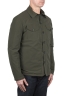 SBU 03837_2022SS Green quilted overshirt in technical fabric 02