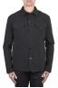 SBU 03838_2022SS Black quilted overshirt in technical fabric 01