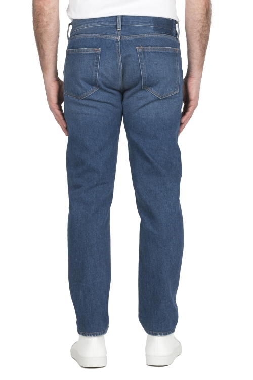 SBU 03848_2022SS Blue jeans stone washed in cotone tinto indaco 01