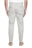 SBU 03893_2022SS Pearl grey soft cotton blend pants with pinces 05