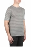 SBU 03930_2022SS Linen striped t-shirt white and grey 02