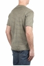 SBU 03931_2022SS T-shirt girocollo in lino a righe grigia e verde 04