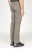 SBU 00967 Classique pantalon chinois en coton marron élastique 04