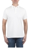 SBU 03935_2022SS Short sleeve white pique polo shirt 01