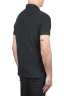 SBU 03938_2022SS Short sleeve black pique polo shirt 04