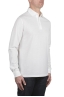 SBU 03946_2022SS Long sleeve white light cotton polo shirt  02