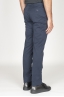 SBU 00969 Clásico pantalón chino en algodón elástico azul marino 04
