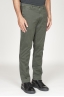 SBU 00971 Classique pantalon chinois en coton vert élastique 02