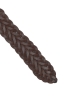 SBU 03974_2022SS Brown braided leather belt 1.4 inches  06