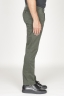 SBU 00971 Classique pantalon chinois en coton vert élastique 03