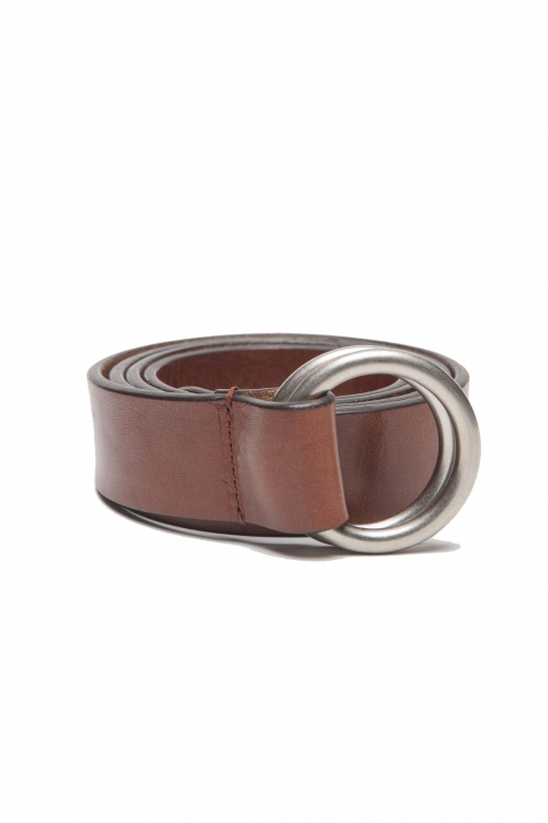 SBU 03976_2022SS Iconic natural leather 1.2 inches belt 01
