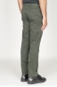 SBU 00971 Classique pantalon chinois en coton vert élastique 04