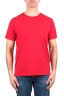 SBU 03911_2022SS Flamed cotton scoop neck t-shirt red 01