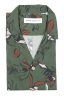 SBU 03993_2022SS Hawaiian printed pattern green cotton shirt 06