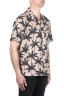 SBU 03994_2022SS Hawaiian printed pattern beige cotton shirt 02