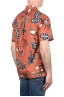 SBU 03996_2022SS Hawaiian printed pattern orange cotton shirt 04