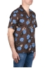 SBU 03997_2022SS Camisa algodón estampado hawaiano marrón 02