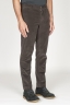 SBU 00974 Classique pantalon chinois en velour de coton maron élastique 02