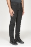 SBU 00975 Jeans de pana desgastada elástica negros 02