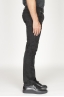 SBU 00975 Jeans de pana desgastada elástica negros 03