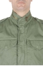 SBU 04014_2023SS Stone washed green cotton military field jacket 04