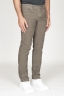 SBU 00976 Jeans de pana desgastada elástica marrón claro 02