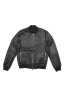 SBU 04023_2023SS Black leather reversible bomber jacket 06