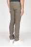 SBU 00976 Jeans de pana desgastada elástica marrón claro 04