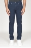 SBU 00978 Jeans velluto millerighe stretch sovratinto blu navy 01