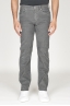SBU 00979 Jeans en velours élastique gris 01