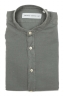 SBU 04052_2023SS Classic mandarin collar green cotton shirt 06