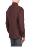 SBU 04063_2023SS Burgundy cotton twill shirt 04