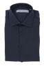 SBU 04066_2023SS Marine blue cotton twill shirt 06